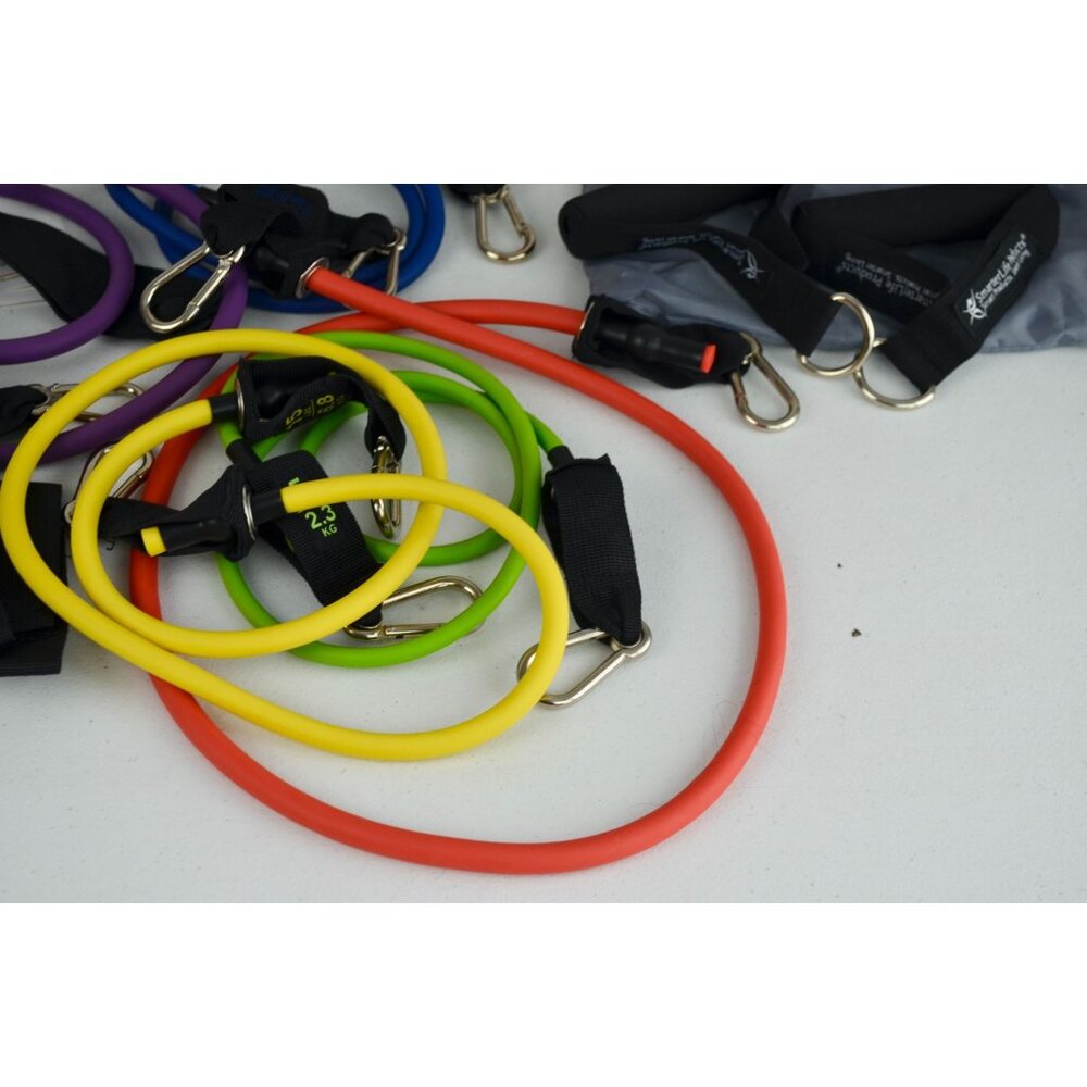 SmarterLife Products Premium Resistance Band Set of 5 New - Picture 4 of 5